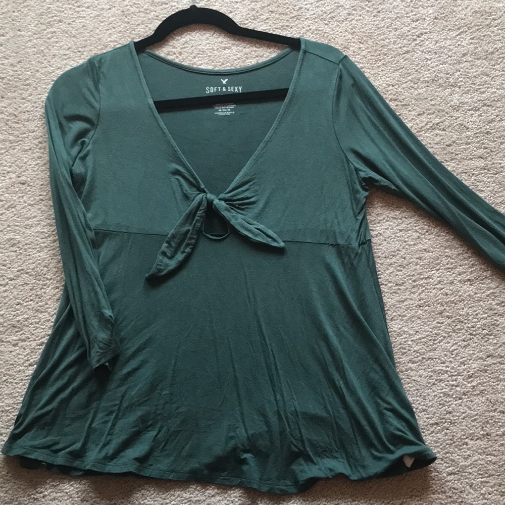 3/4 sexy American eagle shirt